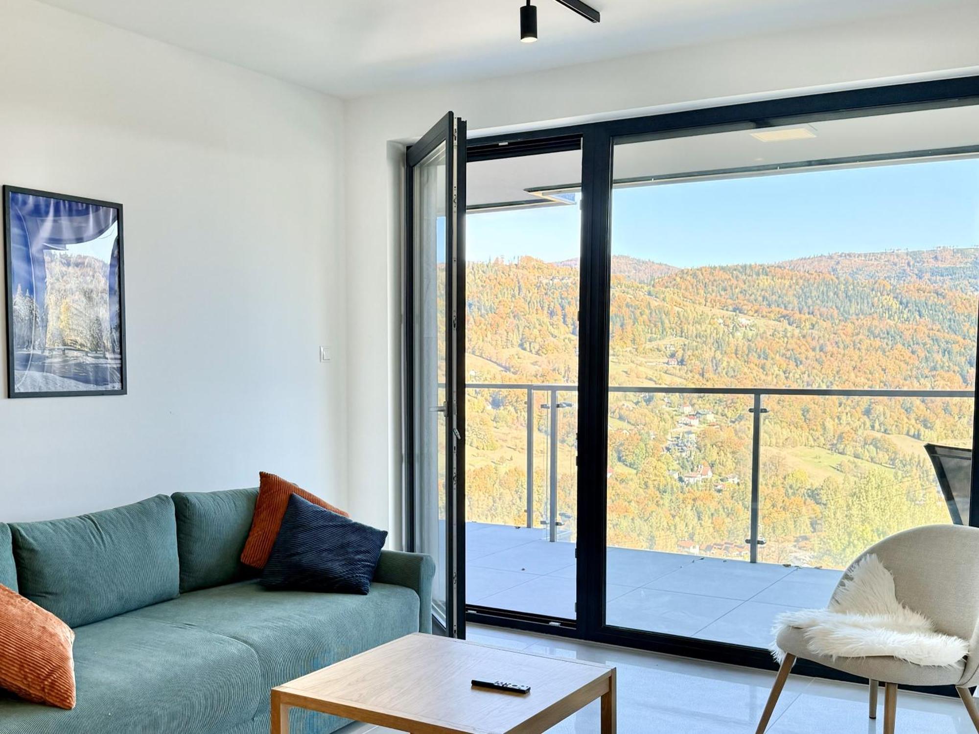 Owysoko - Apartamenty Z Widokiem 200 M Od Tras Szczyrk Mountain Resort 객실 사진