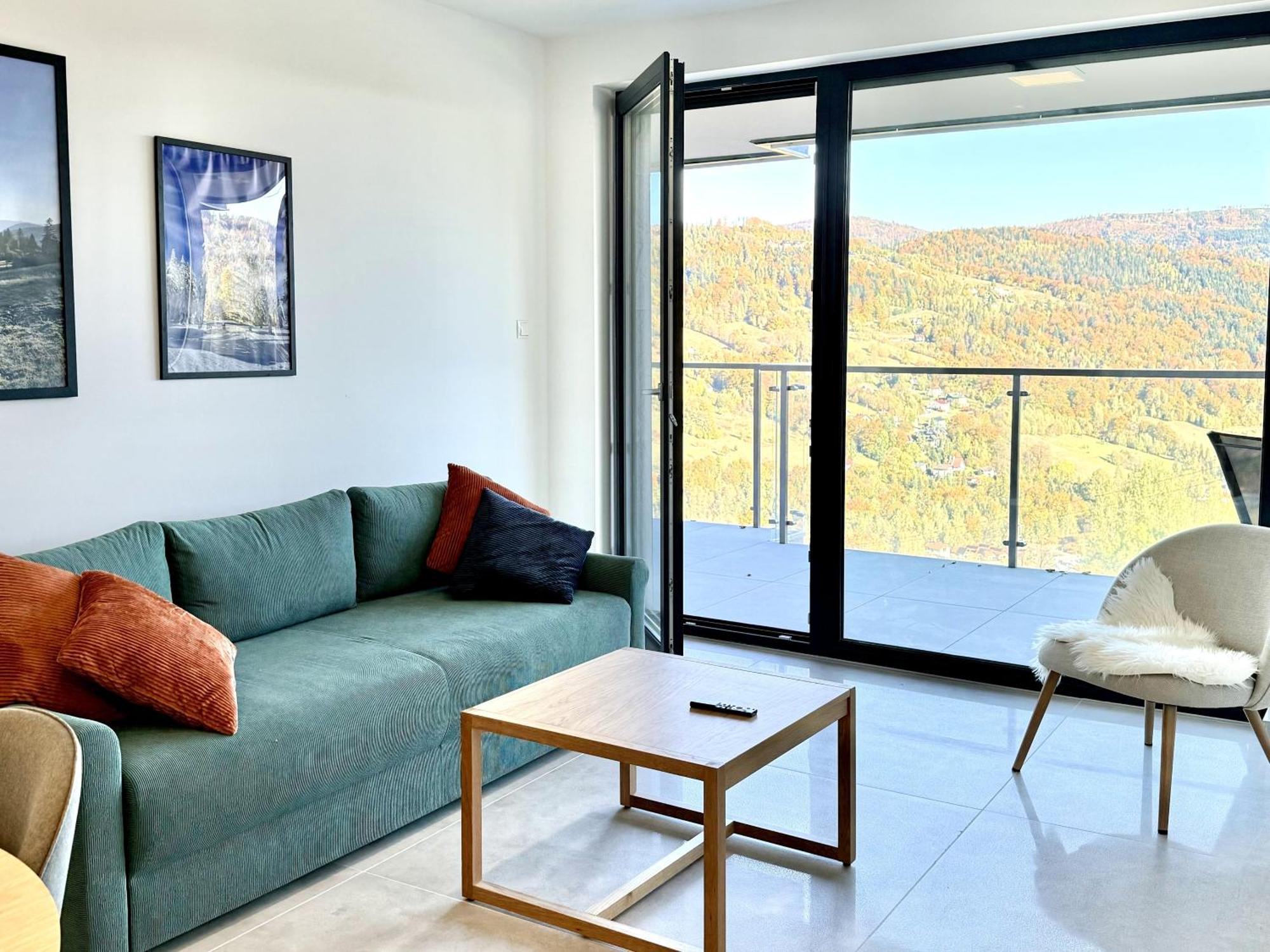 Owysoko - Apartamenty Z Widokiem 200 M Od Tras Szczyrk Mountain Resort 객실 사진